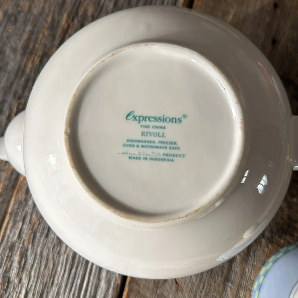 Royal Doulton Expressions Rivoli Tea Pot Fine China - Picture 6 of 11